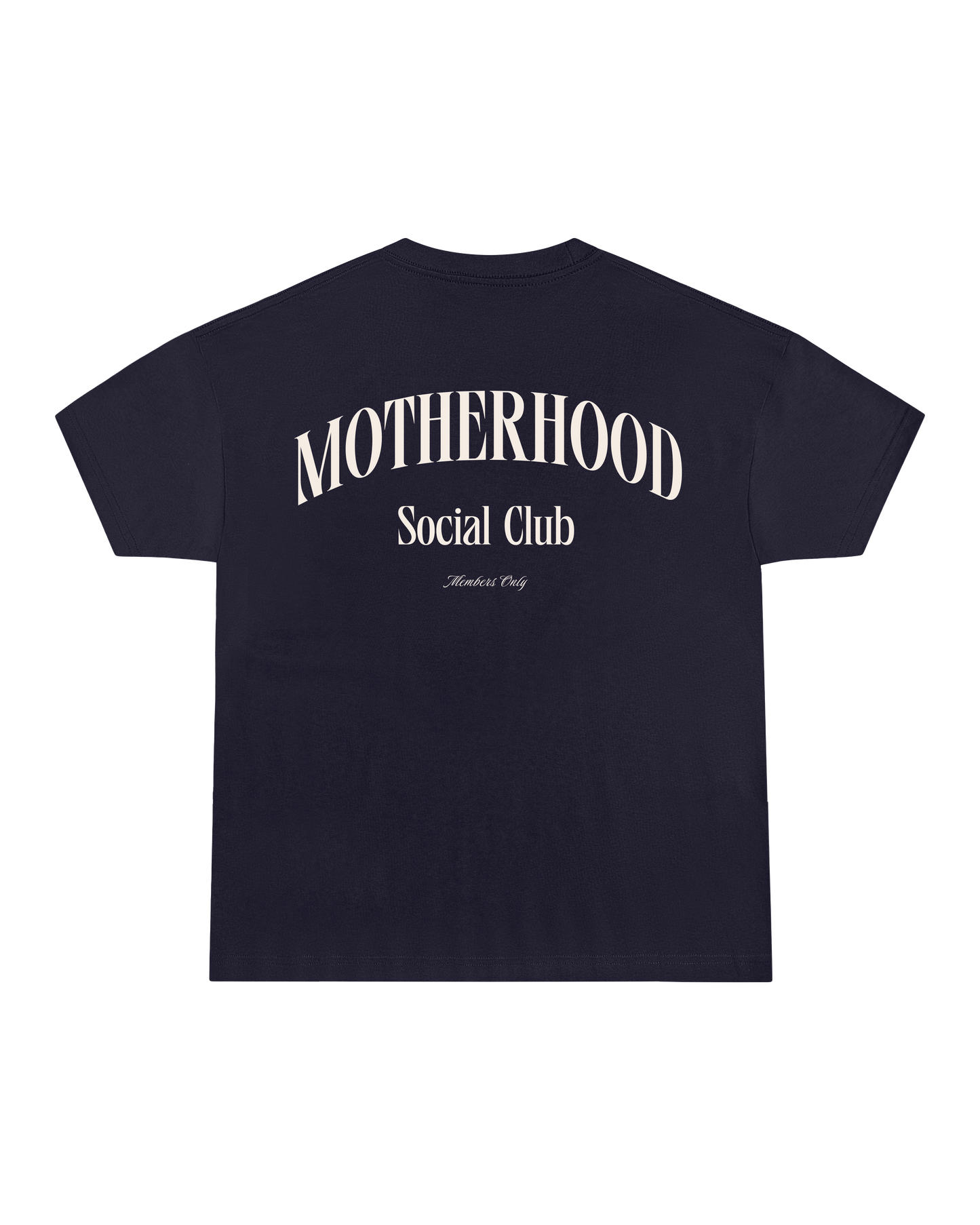 Motherhood Social Club Oversized Tee Navy